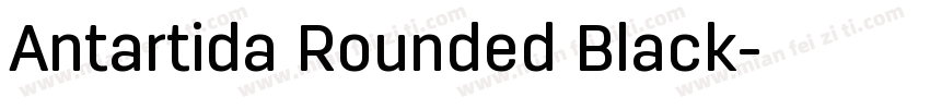 Antartida Rounded Black字体转换